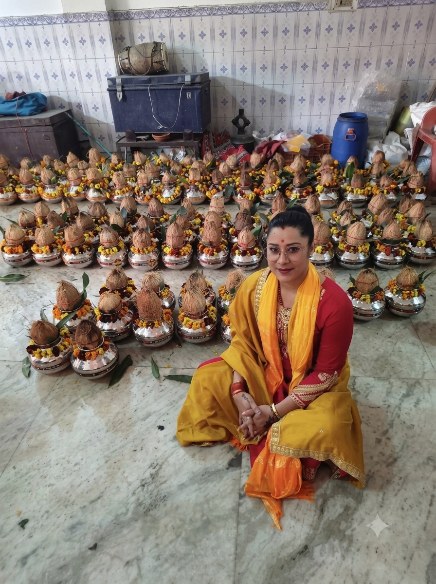 ज्योतिषाचार्य शालिनी - कलश एवं पूजन सामग्री
